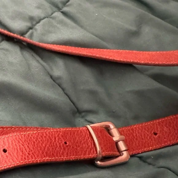 Gigliodoro Florence Italian Leather Crossbody Vintage Brown Patina Bag - Picture 7 of 7